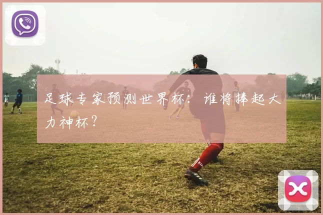 足球专家预测世界杯:谁将捧起大力神杯?