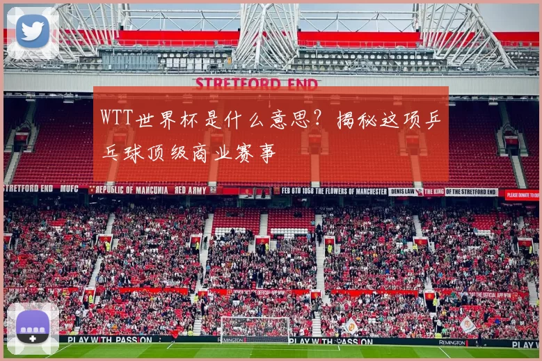 WTT世界杯是什么意思？揭秘这项乒乓球顶级商业赛事